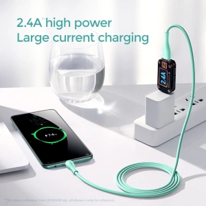 Cablu Joyroom S-2030M8 USB-A / microUSB 3A 2m verde
