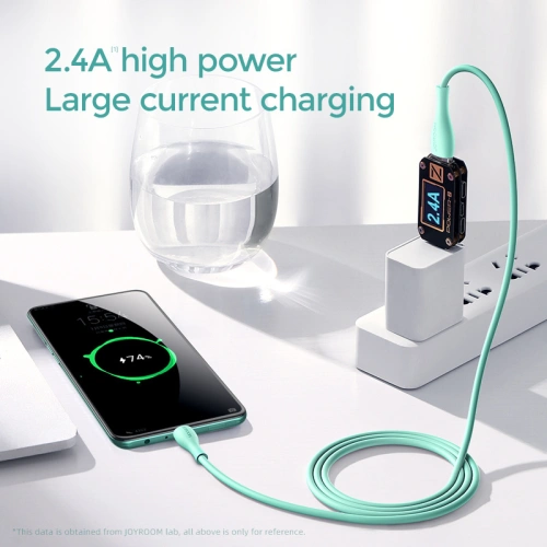 Kup Cablu Joyroom S-2030M8 USB-A / microUSB 3A 2m verde - JYR988 - {ean13} - Sklep Home Screen