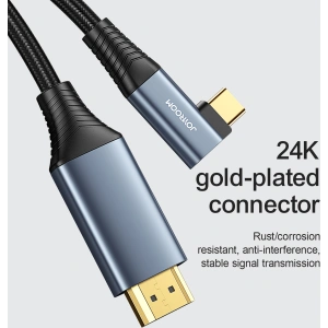 Kup Kabel kątový Joyroom SY-20C1 USB-C / HDMI 4K 60Hz 2m šedý - JYR989 - {ean13} - Sklep Home Screen