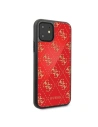 Kup Etui Guess GUHCN614GGPRE Apple iPhone 11 czerwony/red hard case 4G Double Layer Glitter - GUE195RED - {ean13} - Sklep Home Screen