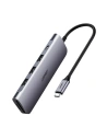 Adaptér 6v1 UGREEN Hub USB-C na 3x USB 3.0 + USB-C PD + SD + microSD
