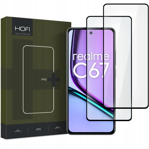 Kup Gehärtetes Glas Hofi Glass Pro+ Realme C67 4G Schwarz [2 PACK] - HOFI480 - {ean13} - Sklep Home Screen