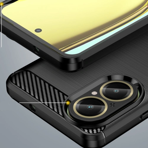 Kup Etui Tech-Protect TPUCarbon Realme C67 4G Fekete - THP2703 - {ean13} - Sklep Home Screen