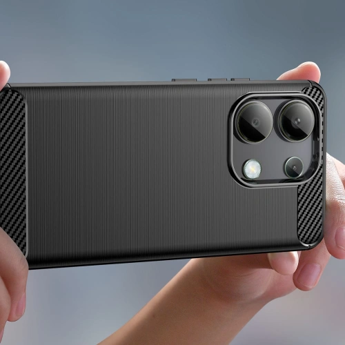 Kup Case Tech-Protect TPUCarbon Xiaomi Redmi Note 13 4G Schwarz - THP2705 - {ean13} - Sklep Home Screen
