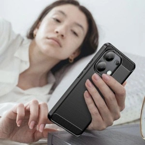 Kup Etui Tech-Protect TPUCarbon Xiaomi Redmi Note 13 4G Negru - THP2705 - {ean13} - Sklep Home Screen