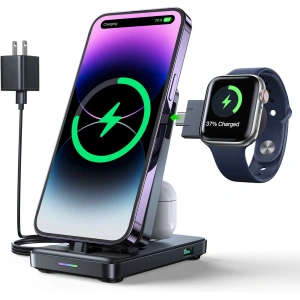 Kup Ladestation 4in1 Joyroom JR-WQS02 Apple iPhone / AirPods / Apple Watch schwarz - JYR991 - {ean13} - Sklep Home Screen