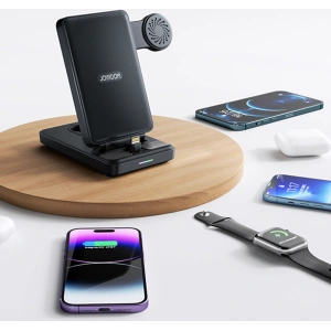 Kup Ladestation 4in1 Joyroom JR-WQS02 Apple iPhone / AirPods / Apple Watch schwarz - JYR991 - {ean13} - Sklep Home Screen