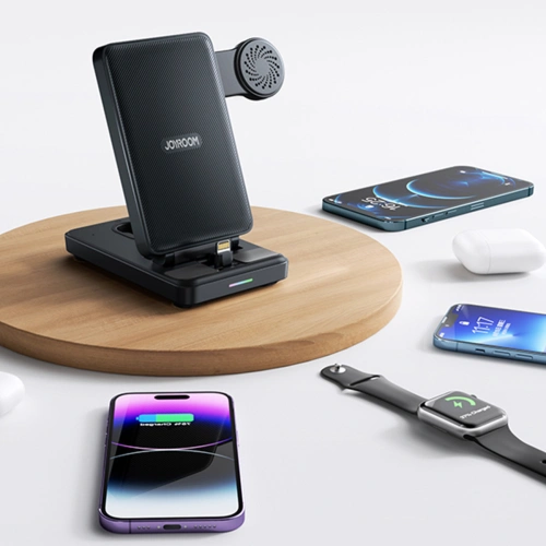 Kup Stacja ładująca 4w1 Joyroom JR-WQS02 Apple iPhone / AirPods / Apple Watch czarna - JYR991 - {ean13} - Sklep Home Screen