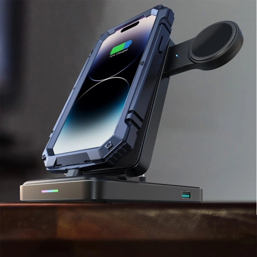 Kup Stacja ładująca 4w1 Joyroom JR-WQS02 Apple iPhone / AirPods / Apple Watch czarna - JYR991 - {ean13} - Sklep Home Screen