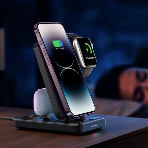Kup Ladestation 4in1 Joyroom JR-WQS02 Apple iPhone / AirPods / Apple Watch schwarz - JYR991 - {ean13} - Sklep Home Screen