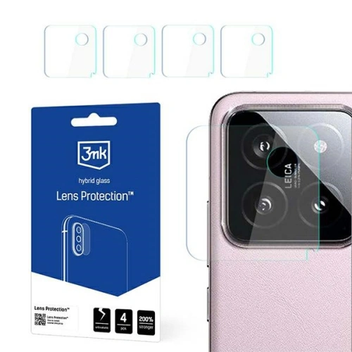 Kup Szkło hybrydowe na obiektyw aparatu 3MK Lens Protection Xiaomi 14 [4 PACK] - 3MK5829 - {ean13} - Sklep Home Screen