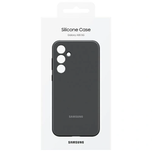 Kup Etui Samsung EF-PA556TBEGWW Samsung Galaxy A55 5G Capac din silicon negru/black - SMG1087 - {ean13} - Sklep Home Screen
