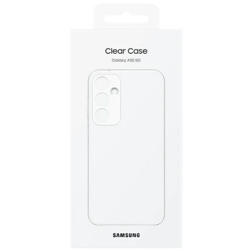 Buy Samsung EF-QA556CTEGWW Samsung Galaxy A55 5G Clear Cover transparent - SMG1091 - {ean13} - Home Screen Store Europe