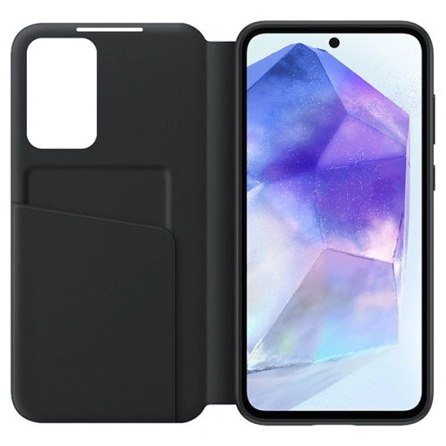 Kup Case Samsung EF-ZA556CBEGWW Samsung Galaxy A55 5G Smart View Wallet Case schwarz/black - SMG1092 - {ean13} - Sklep Home Screen