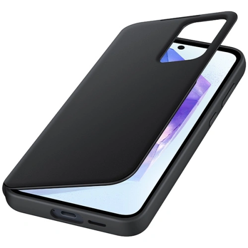 Kup Case Samsung EF-ZA556CBEGWW Samsung Galaxy A55 5G Smart View Wallet Case schwarz/black - SMG1092 - {ean13} - Sklep Home Screen
