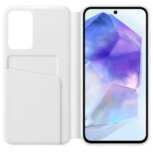 Kup Etui Samsung EF-ZA556CWEGWW Samsung Galaxy A55 5G Smart View Wallet Case bílý/white - SMG1094 - {ean13} - Sklep Home Screen