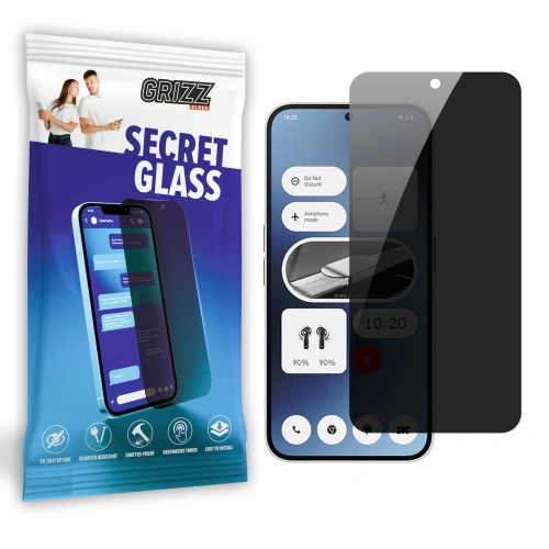 Matowe szkło prywatyzujące GrizzGlass SecretGlass do Nothing Phone 2a / 2a Plus