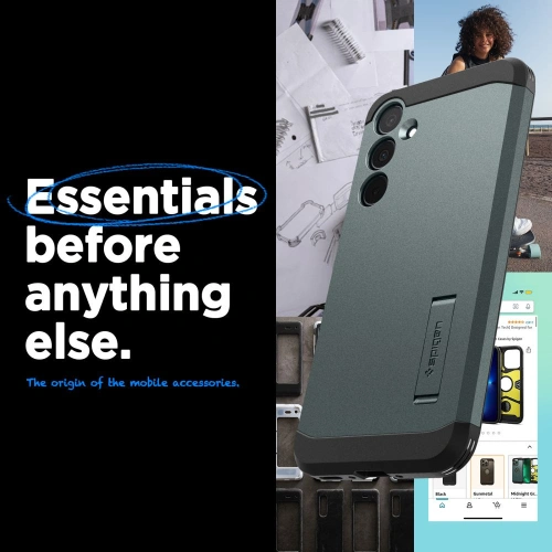Kup Case Spigen Tough Armor Samsung Galaxy A35 5G Abyss Grün - SPN3361 - {ean13} - Sklep Home Screen