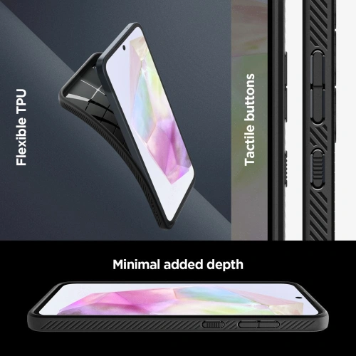 Kup Etui Spigen Liquid Air Samsung Galaxy A35 5G Matte Black - SPN3362 - {ean13} - Sklep Home Screen