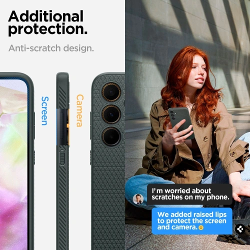 Kup Etui Spigen Liquid Air Samsung Galaxy A35 5G Abyss Green - SPN3363 - {ean13} - Sklep Home Screen