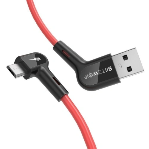 Buy Right Angle USB-A to Micro USB Cable BlitzWolf BW-AC2 2,4A 0,9m - BLZ183 - {ean13} - Home Screen Store Europe