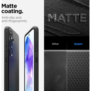 Kup Etui Spigen Liquid Air Samsung Galaxy A55 5G Negru Mat - SPN3365 - {ean13} - Sklep Home Screen