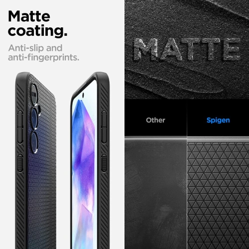 Kup Etui Spigen Liquid Air Samsung Galaxy A55 5G Matt Fekete - SPN3365 - {ean13} - Sklep Home Screen