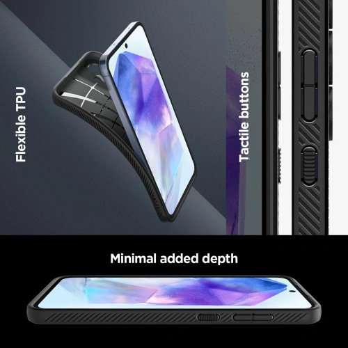 Kup Etui Spigen Liquid Air Samsung Galaxy A55 5G Matt Fekete - SPN3365 - {ean13} - Sklep Home Screen
