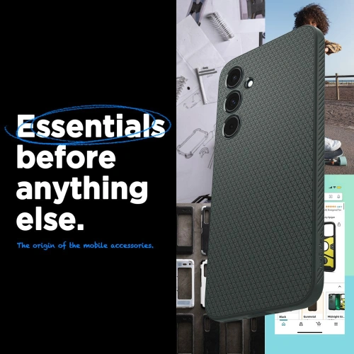 Kup Etui Spigen Liquid Air Samsung Galaxy A55 5G Abyss Green - SPN3366 - {ean13} - Sklep Home Screen