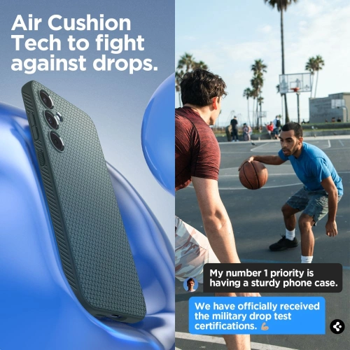 Buy Spigen Liquid Air Samsung Galaxy A55 5G Abyss Green - SPN3366 - {ean13} - Home Screen Store Europe