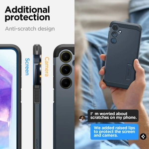 Kup Etui Spigen Tough Armor Samsung Galaxy A55 5G Metal Slate - SPN3370 - {ean13} - Sklep Home Screen