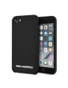 Karl Lagerfeld Apple KLHCI8SLBKS iPhone SE 2022/SE 2020/8/7 Hartschalenetui schwarz/schwarz Silikon