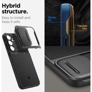 Kup Etui Spigen Optik Armor Samsung Galaxy A55 5G Negru - SPN3371 - {ean13} - Sklep Home Screen