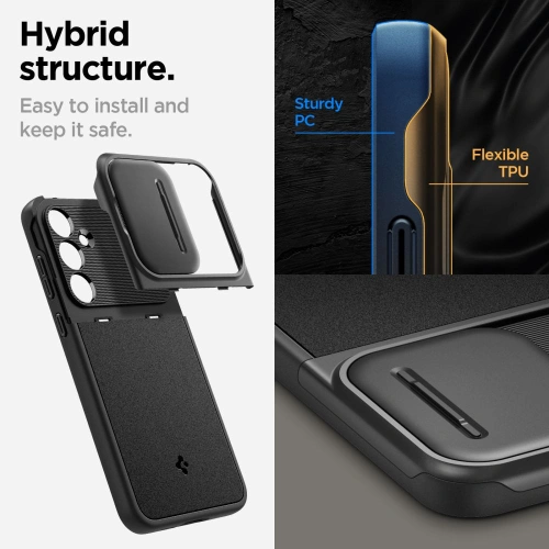 Kup Etui Spigen Optik Armor Samsung Galaxy A55 5G Fekete - SPN3371 - {ean13} - Sklep Home Screen