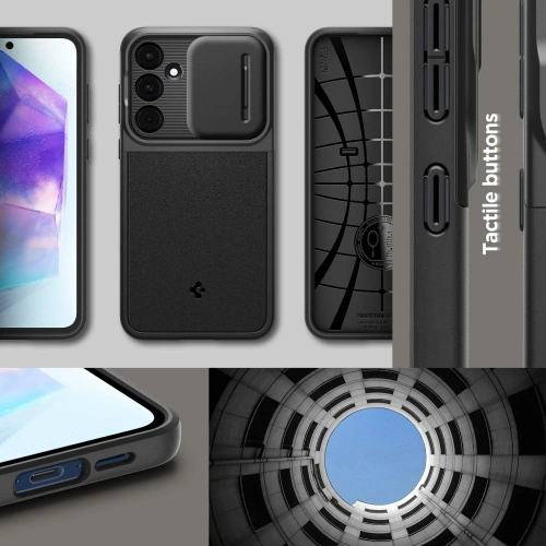 Kup Etui Spigen Optik Armor Samsung Galaxy A55 5G Fekete - SPN3371 - {ean13} - Sklep Home Screen