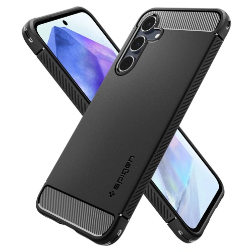 Kup Etui Spigen Rugged Armor Samsung Galaxy A55 5G Matt Fekete - SPN3372 - {ean13} - Sklep Home Screen
