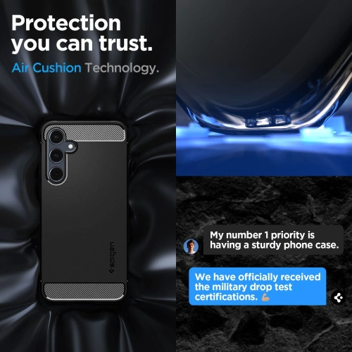 Kup Case Spigen Rugged Armor Samsung Galaxy A55 5G Matt Schwarz - SPN3372 - {ean13} - Sklep Home Screen