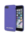 Karl Lagerfeld Apple KLHCI8SLVOG iPhone SE 2022/SE 2020/8/7 Hartschalenetui lila/violett Silikon