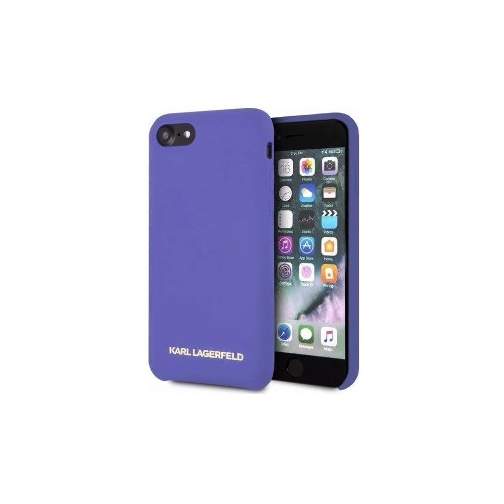 Karl Lagerfeld KLHCI8SLVOG Apple iPhone SE 2022/SE 2020/8/7 hardcase fioletowy/purple Silicone