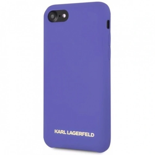 Kup Karl Lagerfeld Apple KLHCI8SLVOG iPhone SE 2022/SE 2020/8/7 Hartschalenetui lila/violett Silikon - KLD109PRP - {ean13} - Sklep Home Screen