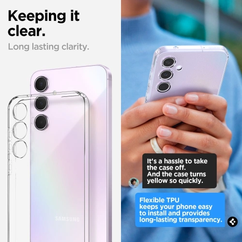 Kup Etui Spigen Liquid Crystal Samsung Galaxy A55 5G Crystal Clear - SPN3373 - {ean13} - Sklep Home Screen