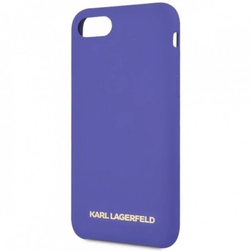 Kup Karl Lagerfeld Apple KLHCI8SLVOG iPhone SE 2022/SE 2020/8/7 Hartschalenetui lila/violett Silikon - KLD109PRP - {ean13} - Sklep Home Screen