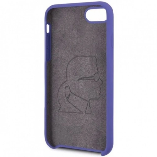 Kup Karl Lagerfeld Apple KLHCI8SLVOG iPhone SE 2022/SE 2020/8/7 Hartschalenetui lila/violett Silikon - KLD109PRP - {ean13} - Sklep Home Screen