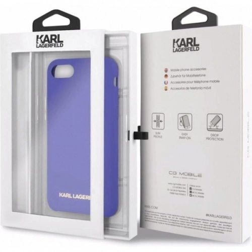 Kup Karl Lagerfeld KLHCI8SLVOG Apple iPhone SE 2022/SE 2020/8/7 hardcase fialový/purple Silicone - KLD109PRP - {ean13} - Sklep Home Screen