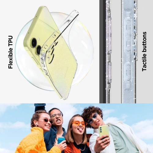 Kup Case Spigen Liquid Crystal Samsung Galaxy A55 5G Glitter Crystal - SPN3374 - {ean13} - Sklep Home Screen