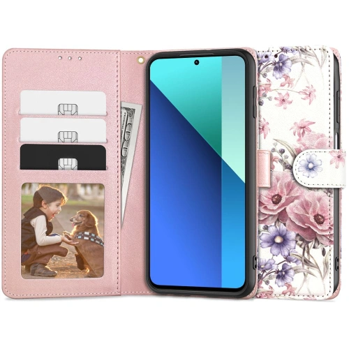 Kup Case Tech-Protect Wallet Xiaomi Redmi Note 13 4G Blütenblume - THP2711 - {ean13} - Sklep Home Screen