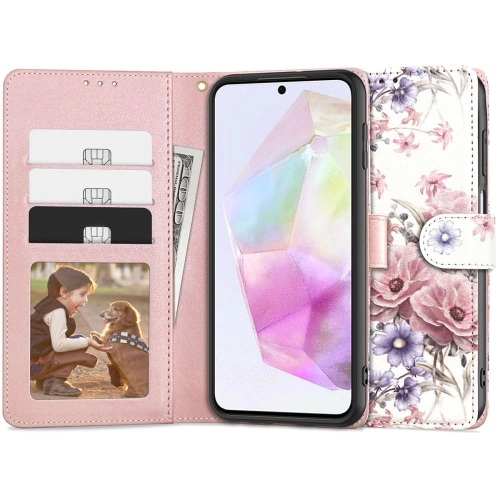 Kup Etui Tech-Protect Wallet Samsung Galaxy A35 5G Floare de cireș - THP2712 - {ean13} - Sklep Home Screen
