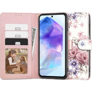 Kup Etui Tech-Protect Wallet Samsung Galaxy A55 5G Blossom Flower - THP2713 - {ean13} - Sklep Home Screen