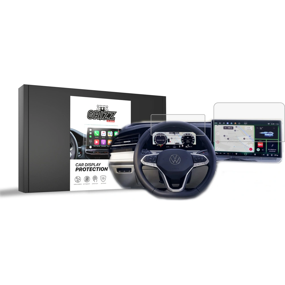 Folia matowa GrizzGlass CarDisplay Protection do Volkswagen VW Passat B9 15" 2024-2025 [2w1]