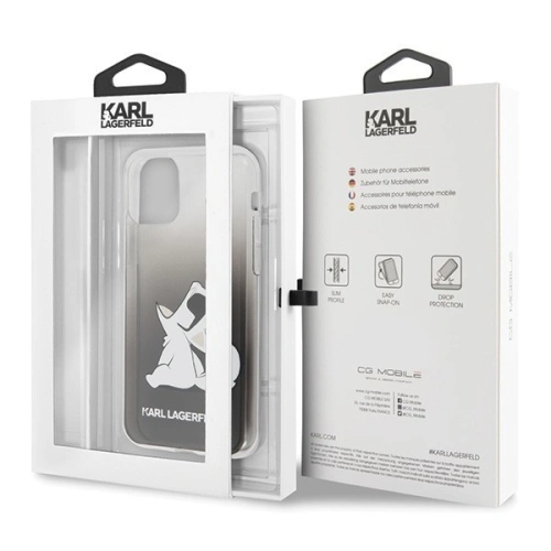 Kup Karl Lagerfeld KLHCN58CFNRCBK iPhone 11 Pro Hartschale schwarz/schwarz Choupette Fun - KLD111BLK - {ean13} - Sklep Home Screen
